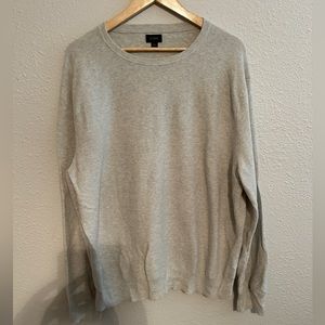 Men’s J. Crew 100% Cotton Size XL Sweater - Oatmeal